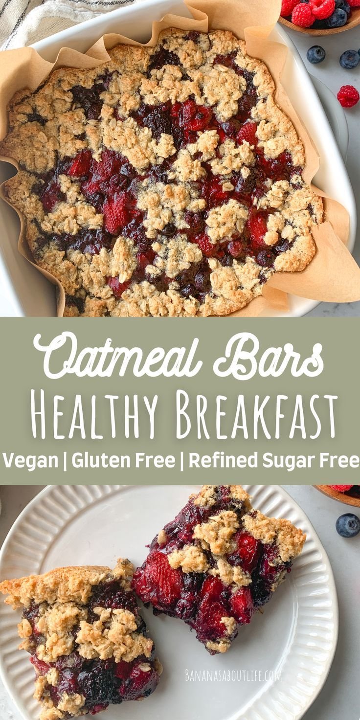Healthy Oatmeal Bars