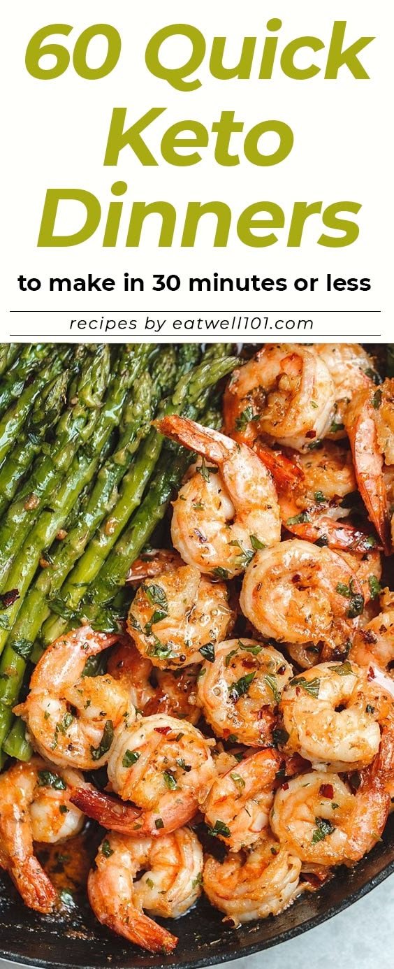 Quick Keto Dinner Recipes: 85+ Low Carb Keto Dinner You Can Make in 30 Minutes or Less