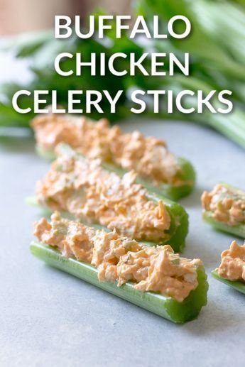 Buffalo Chicken Celery Sticks