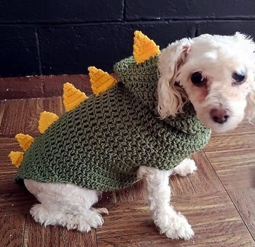 Crochet Dog Hooded Sweater Free Patterns