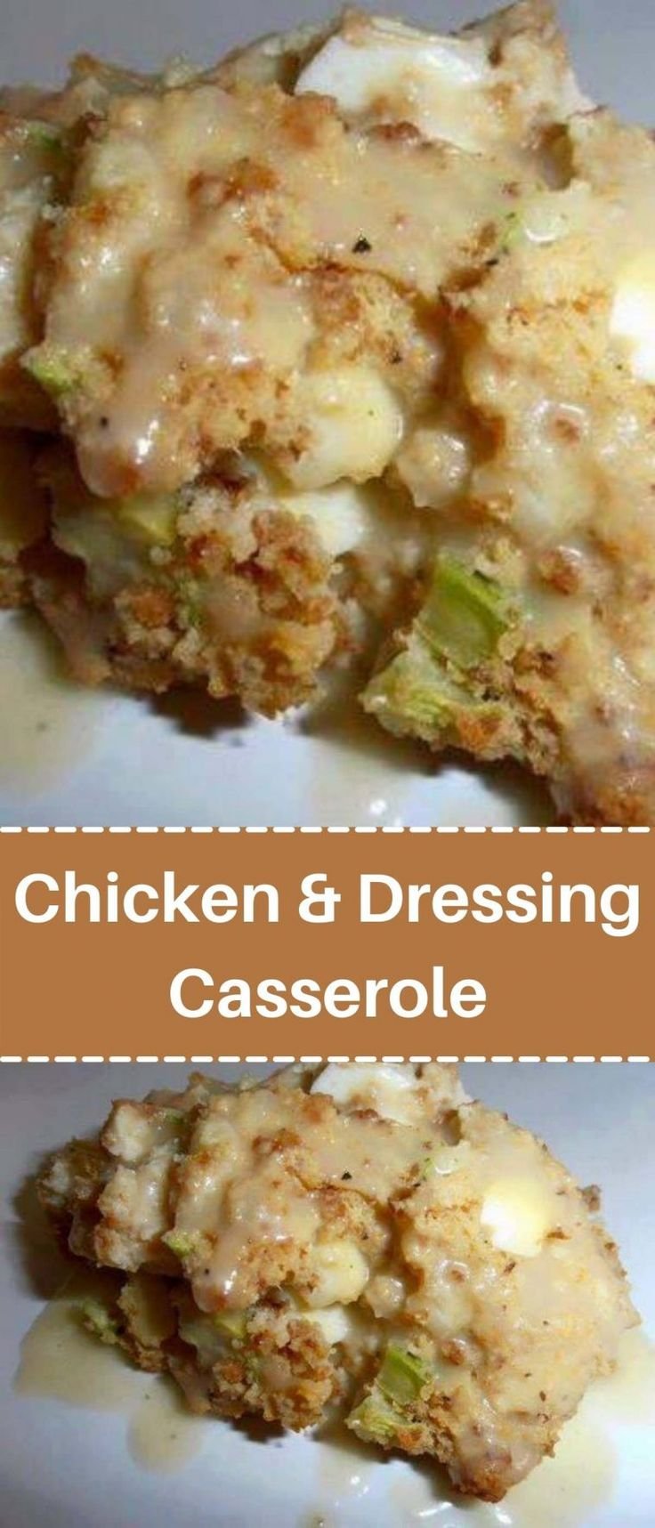 Chicken And Dressing Casserole