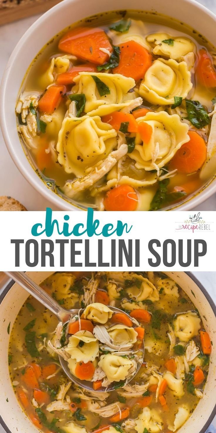 Chicken Tortellini Soup