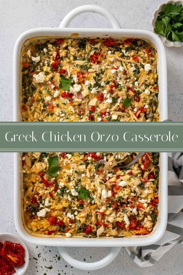 Greek Chicken Casserole