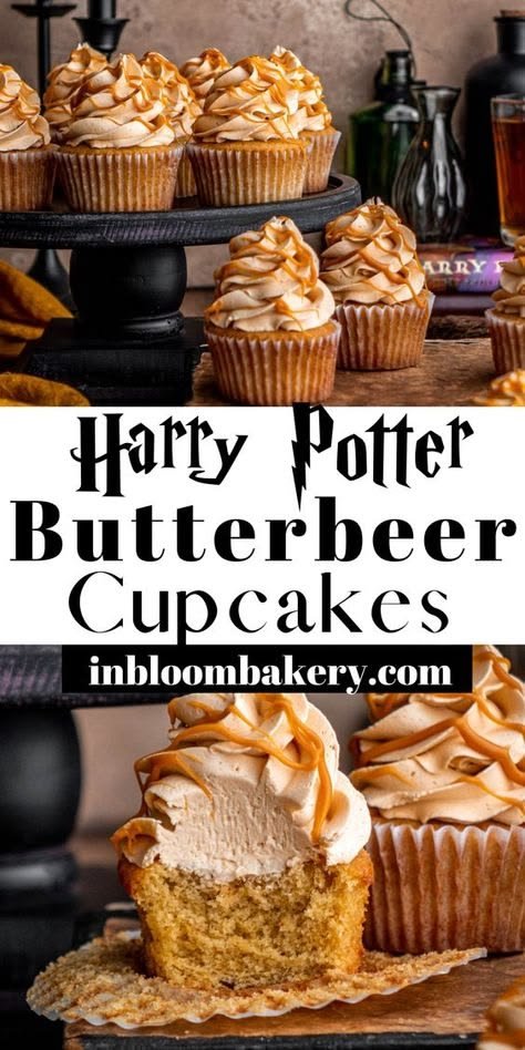 Harry Potter Butterbeer Cupcakes