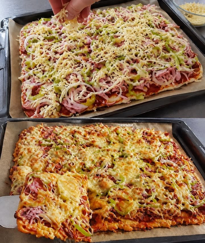 Kartoffelpizza mit Hackfleisch – Lecker & Knusprig