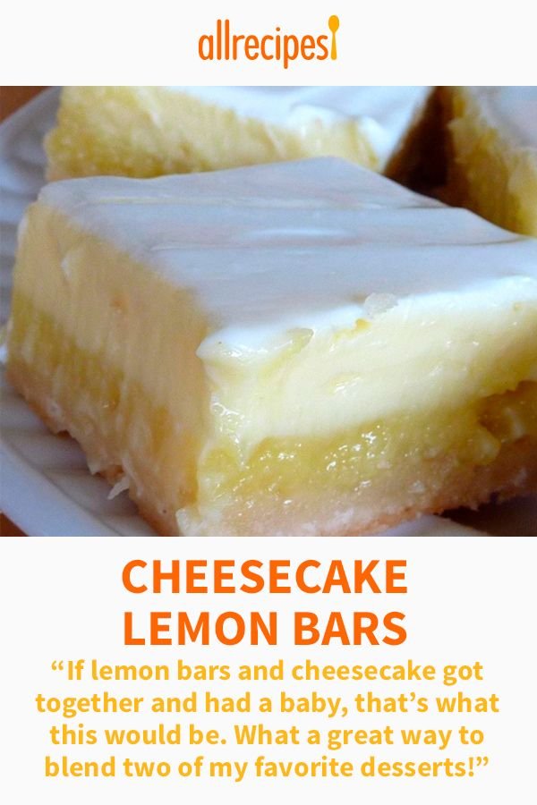 Cheesecake Lemon Bars