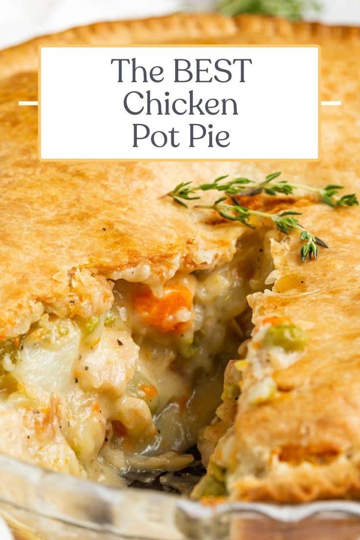 The BEST Chicken Pot Pie - 40 Aprons | Chicken pot pie with puff pastry, Comfort food dinner ideas, Easy chicken pot pie recipe