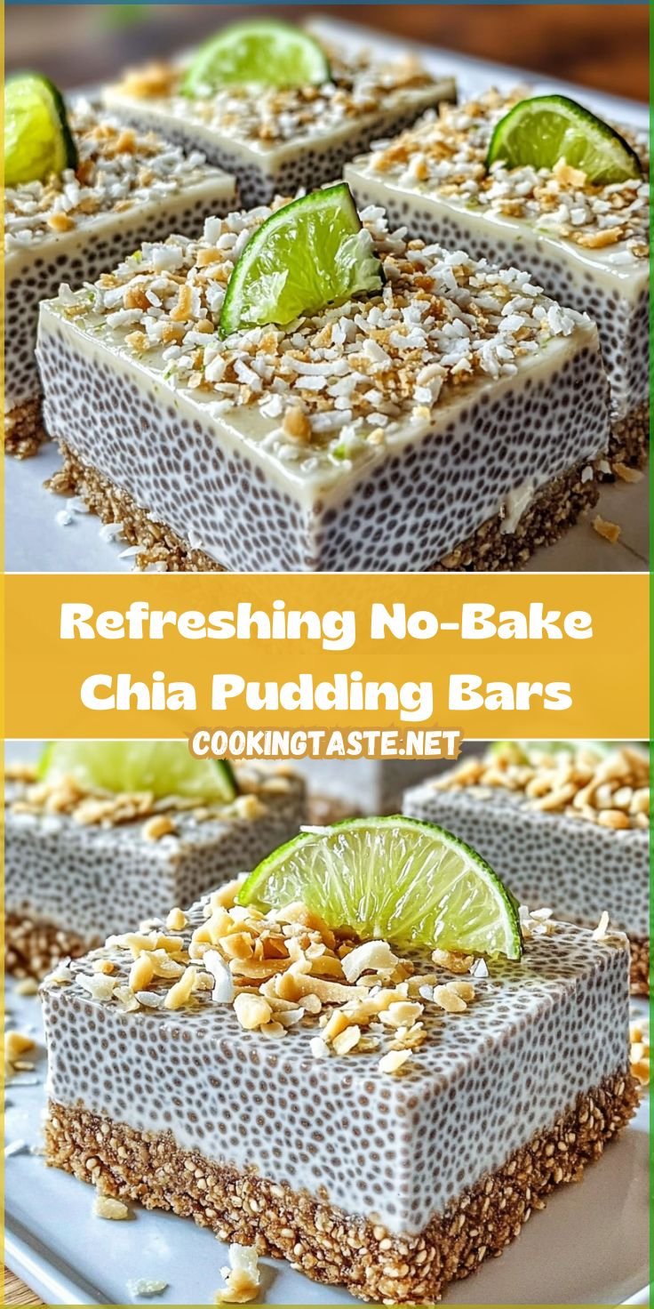 No-Bake Chia Pudding Bars