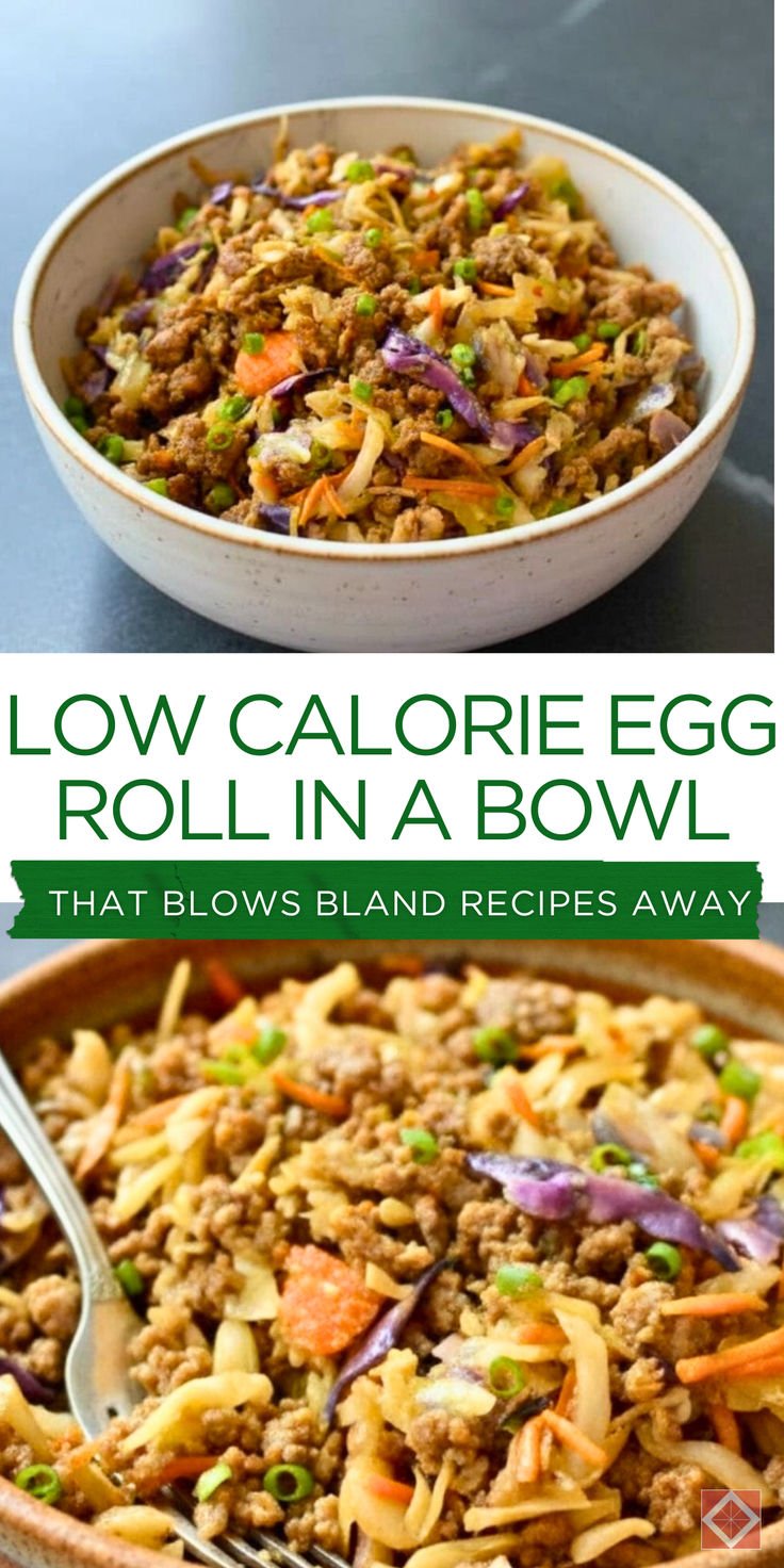 Low Calorie Egg Roll in a Bowl That Blows Bland Recipes Away