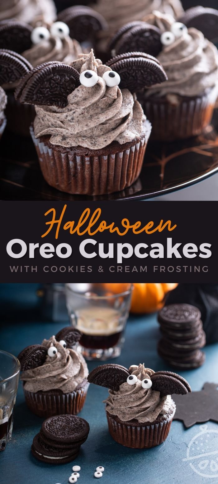 Halloween Oreo Cupcakes