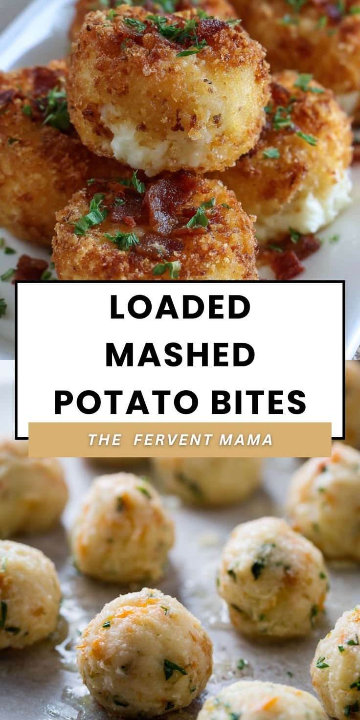 Loaded Mashed Potato Bites