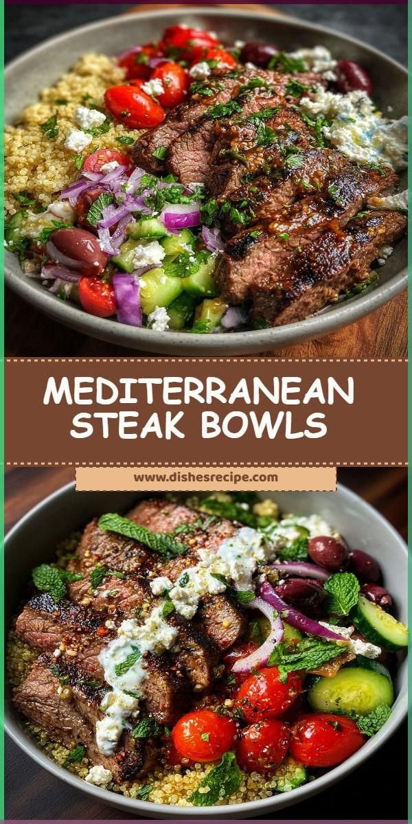 Mediterranean Steak Bowls