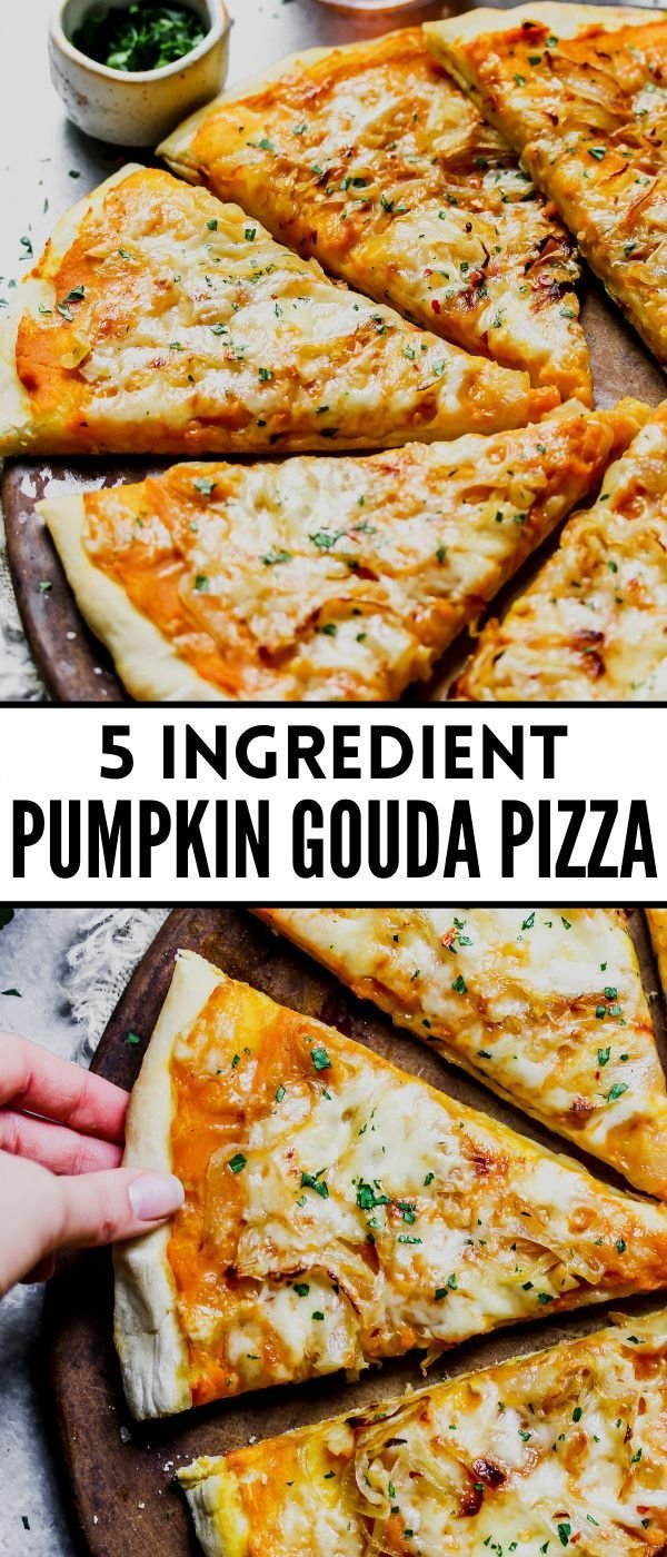 5 Ingredient Pumpkin Gouda Pizza