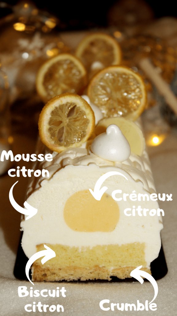 Bûche citron mascarpone | Buche au citron, Buche agrumes, Recette buche de noel