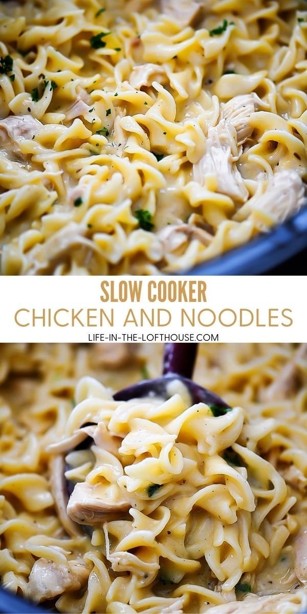 Slow Cooker Chicken and Noodles