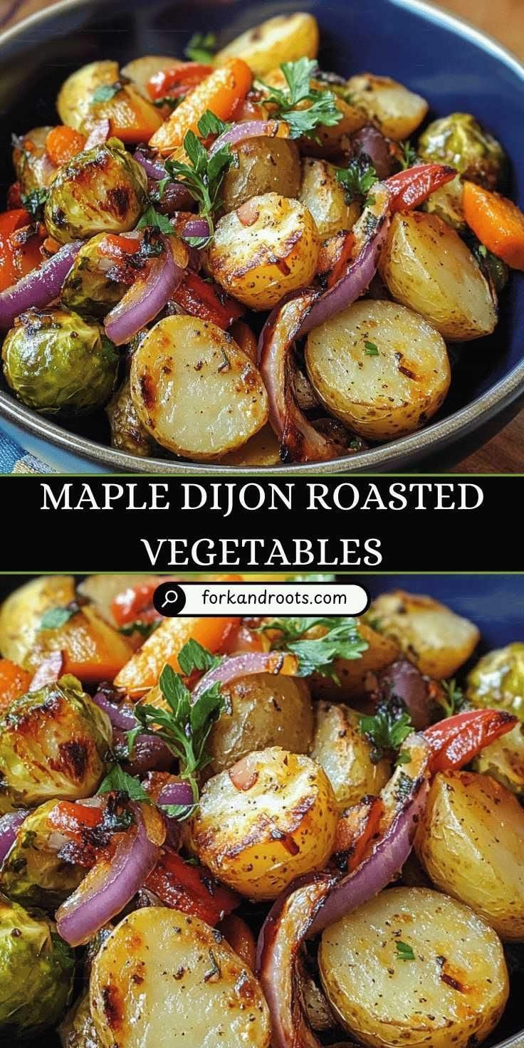 Maple Dijon Roasted Vegetables