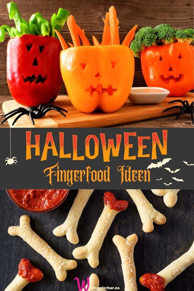 Halloween Fingerfood | Snacks gruselig anrichten | Grusel Snacks für die Halloween Party