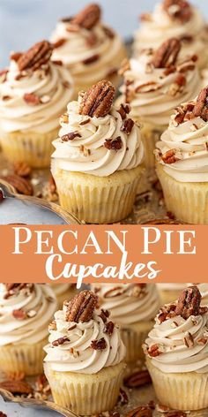 Moist Butter Pecan Cupcakes