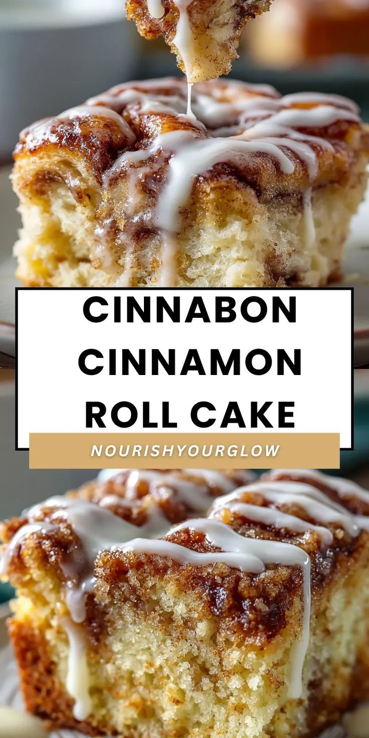 Cinnabon Cinnamon Roll Cake