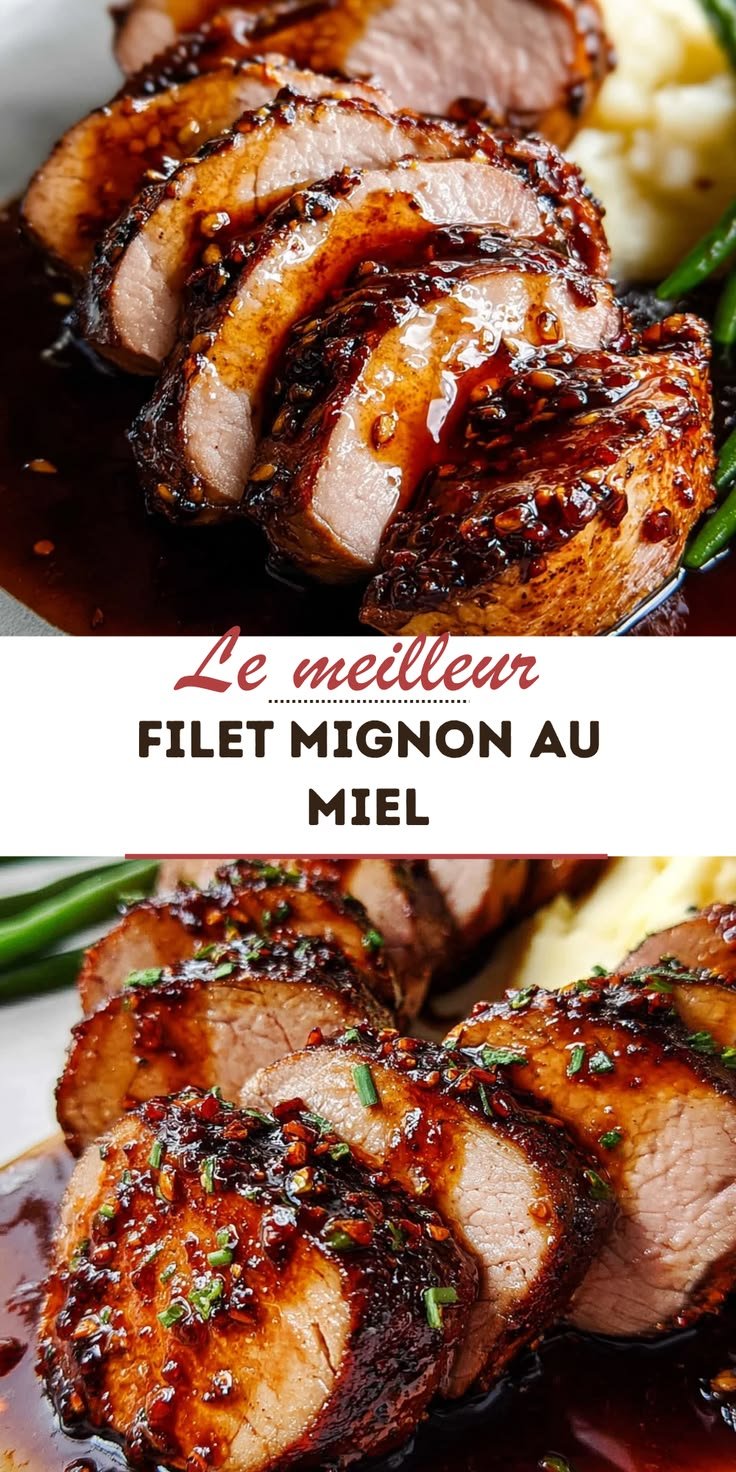Recette du Filet Mignon de Porc au Miel et à l'Ail Savoureux à Faire