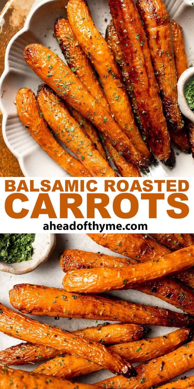 Balsamic Roasted Carrots