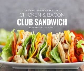 Low Carb Chicken Club Sandwich