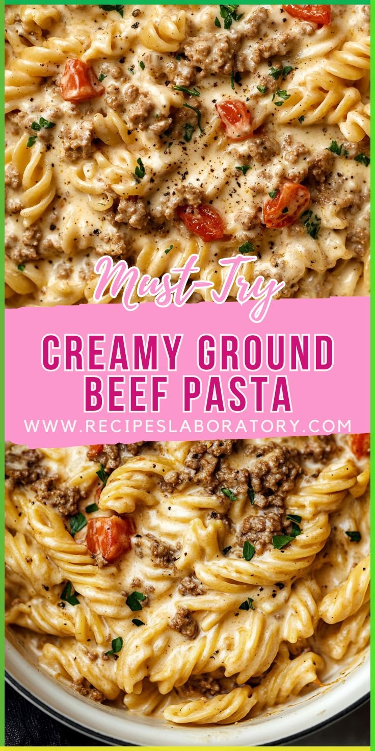 Creamy Ground Beef Pasta