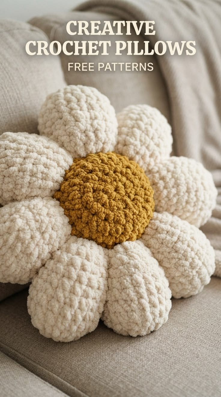 Creative Crochet Pillow Ideas
