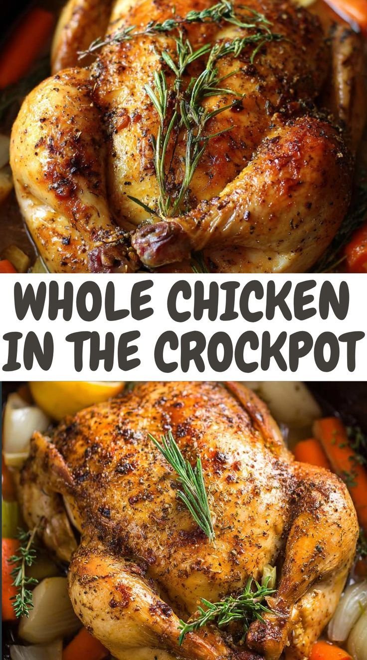 Easy Crockpot Whole Chicken for Effortless Dinners