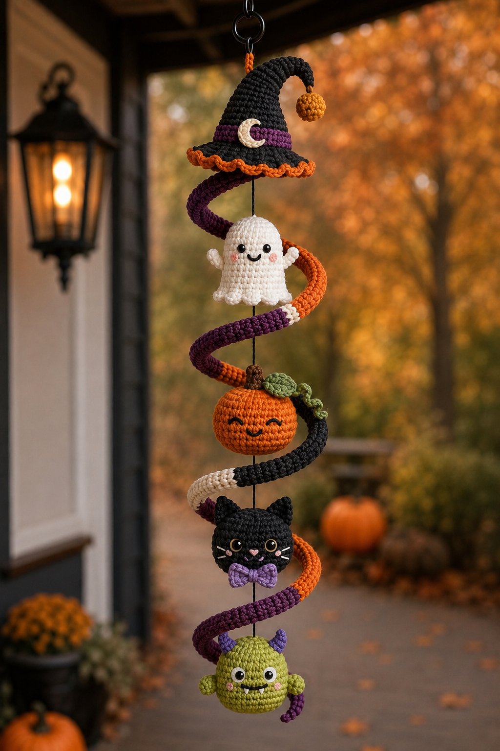 Cute Halloween Crochet Hanging Pattern