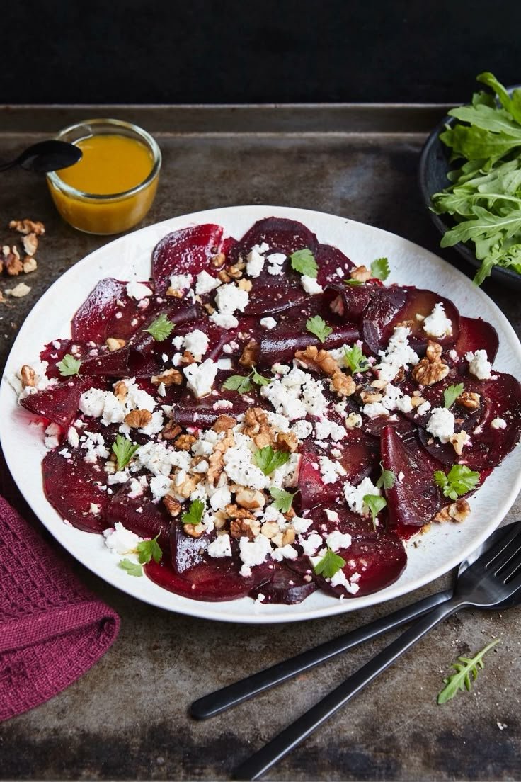 Rote-Bete-Salat mit Feta