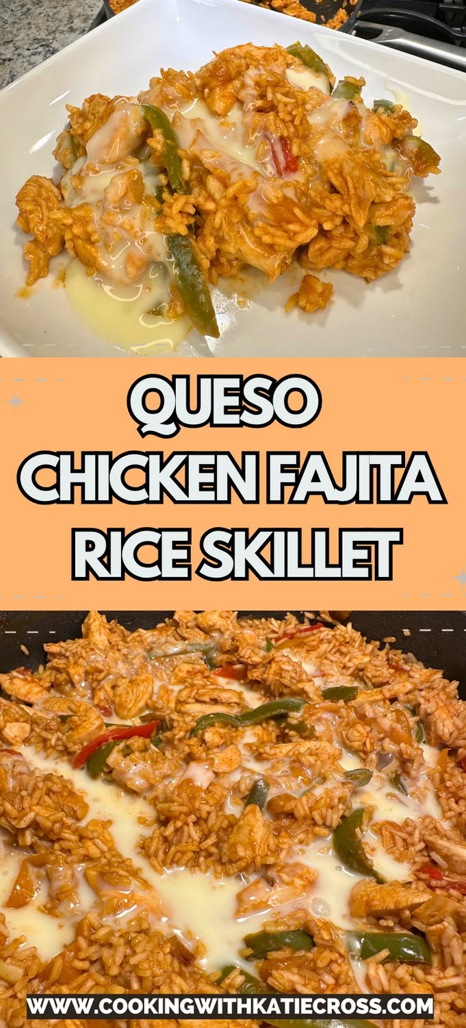 Cheese Chicken Fajita Rice Skillet