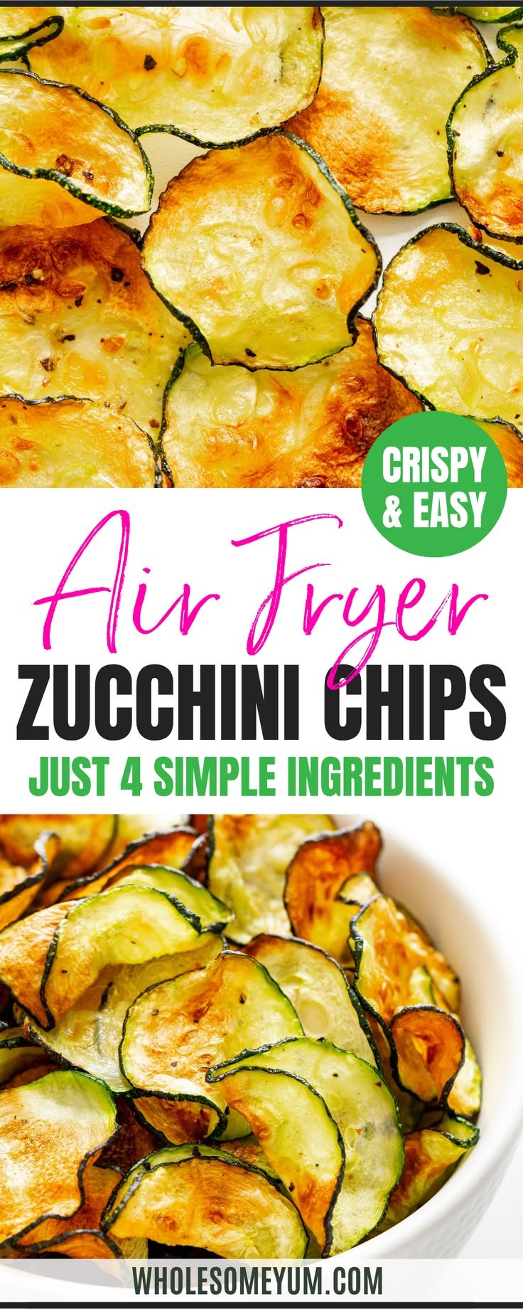 Air Fryer Courgette Crisps