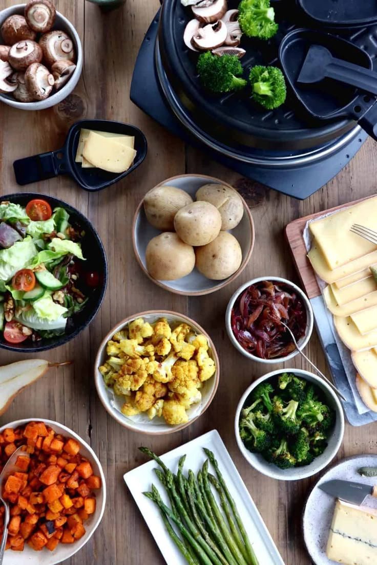 Comment préparer une raclette végétarienne