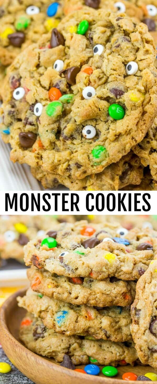 Chewy Monster Cookies