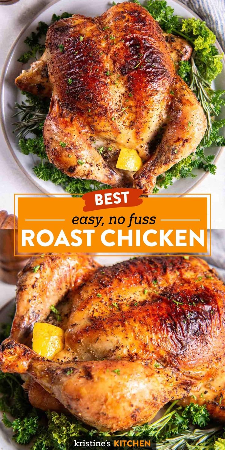 Easy, No Fuss Roast Chicken Recipe