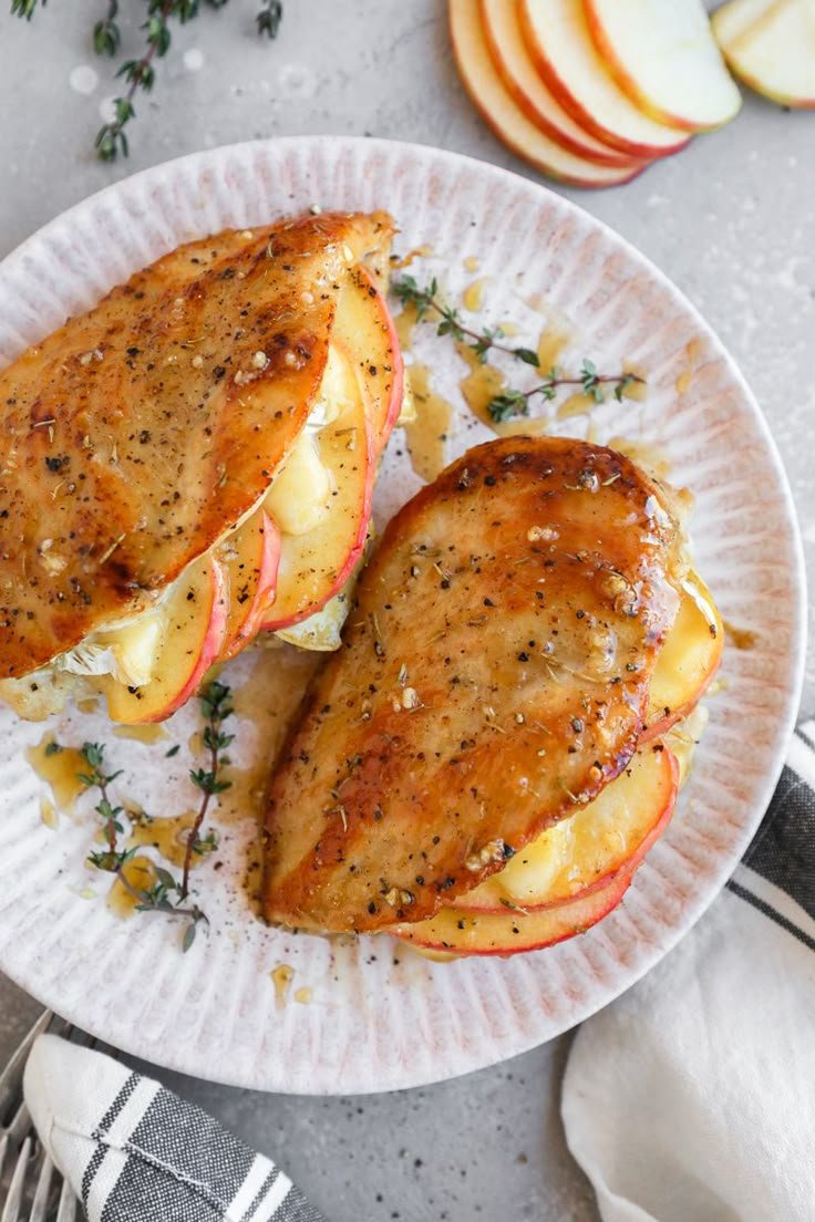 Apple and Brie Stuffed Chicken Breast