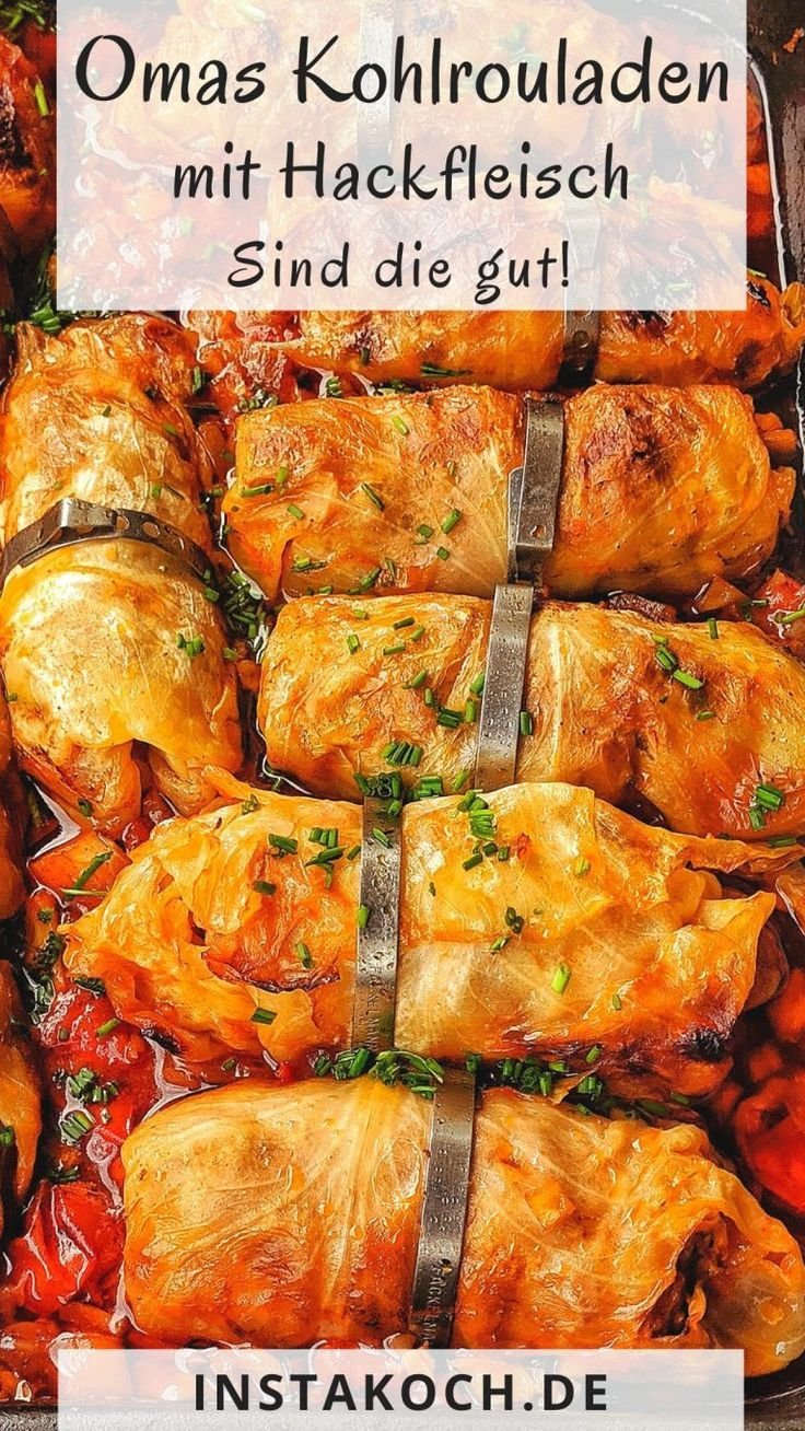 Kohlrouladen mit Hackfleisch