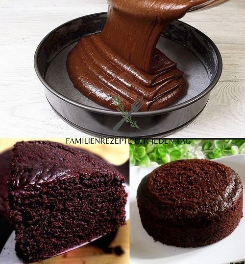 Schneller Schokokuchen in nur Zwei Minuten bereit für den Ofen