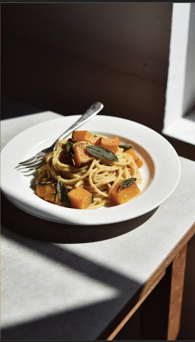 Pumpkin Sage Pasta