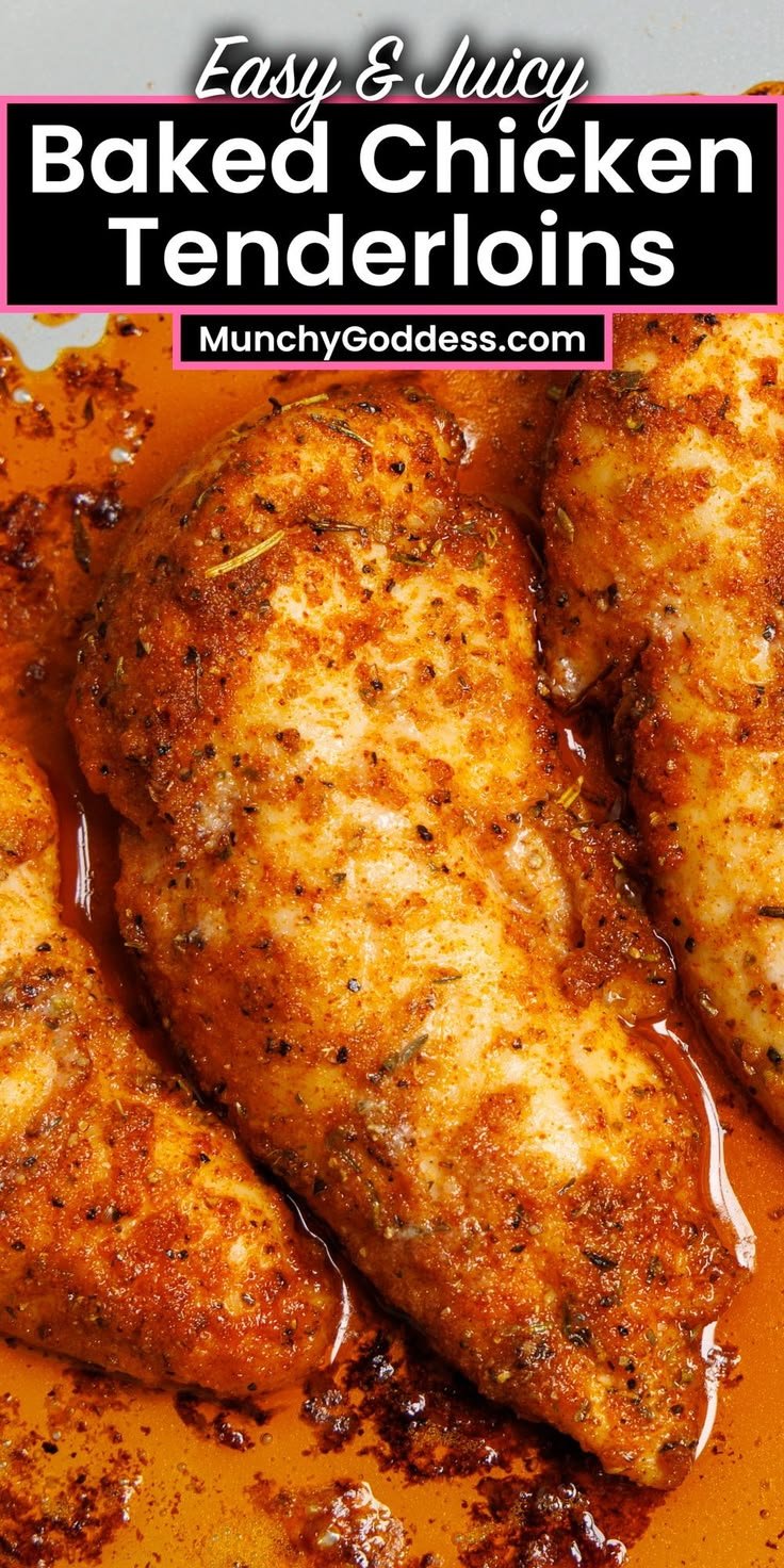 Baked Chicken Tenderloins (Juicy, Easy & Family-Approved!)