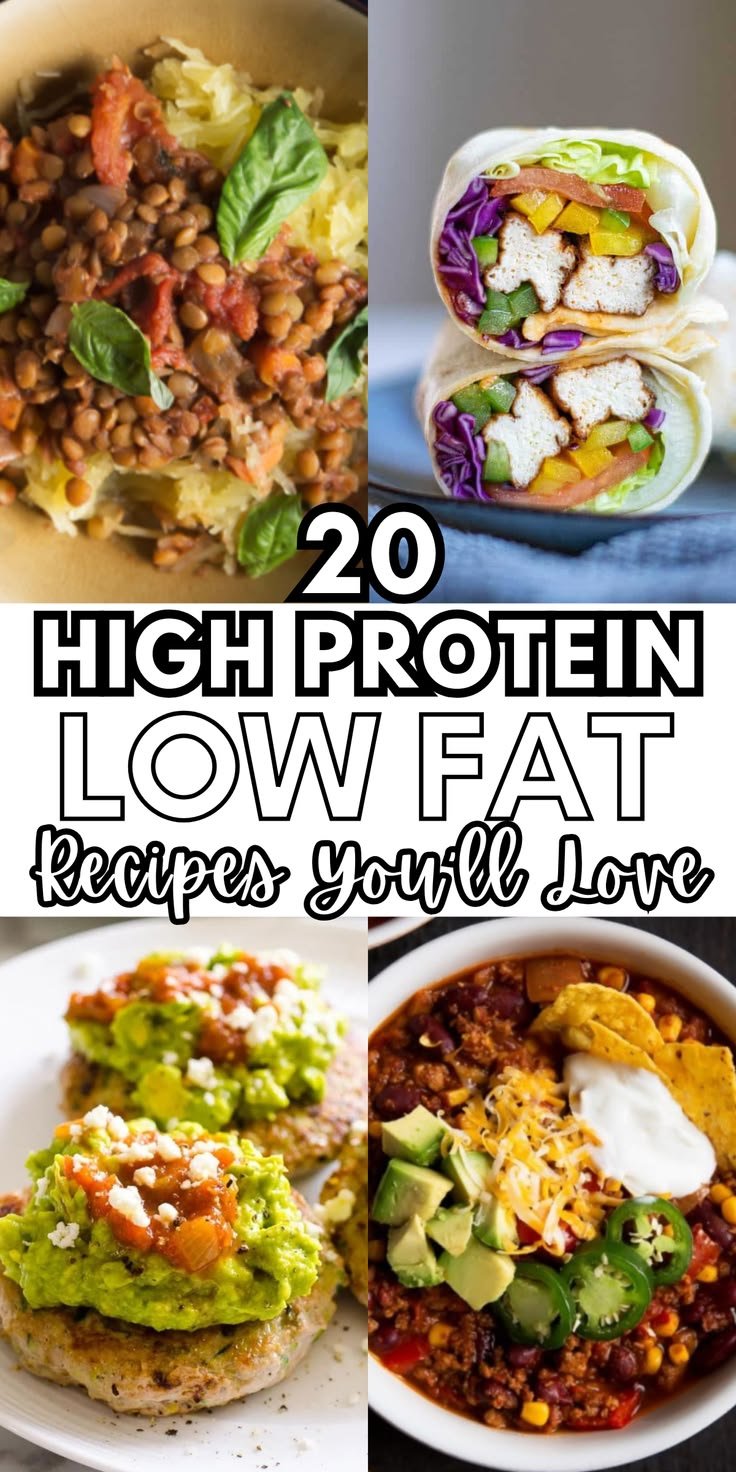 20 High Protein Low Fat Recipes