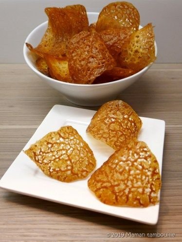 Tuiles dentelles sucrées Maman Tambouille !