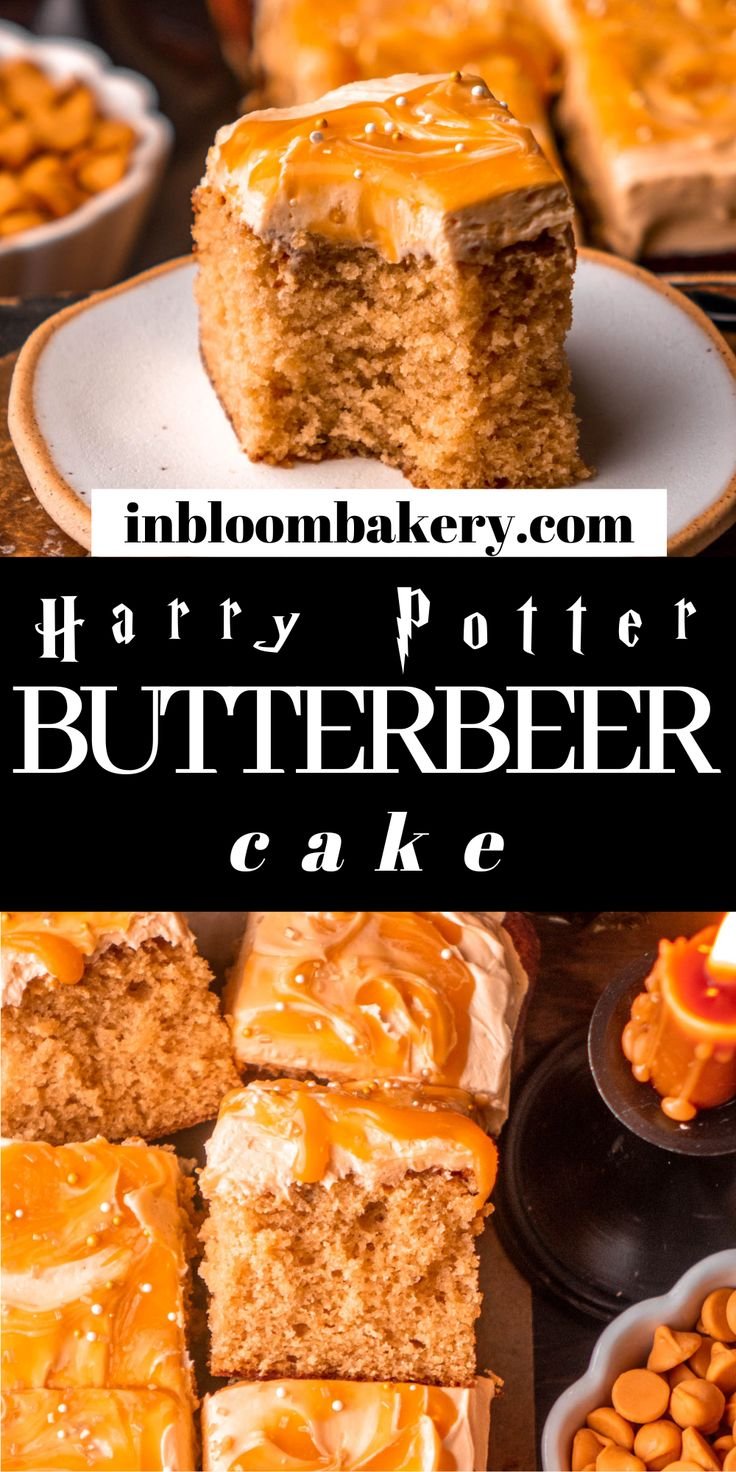Harry Potter Butterbeer Cake