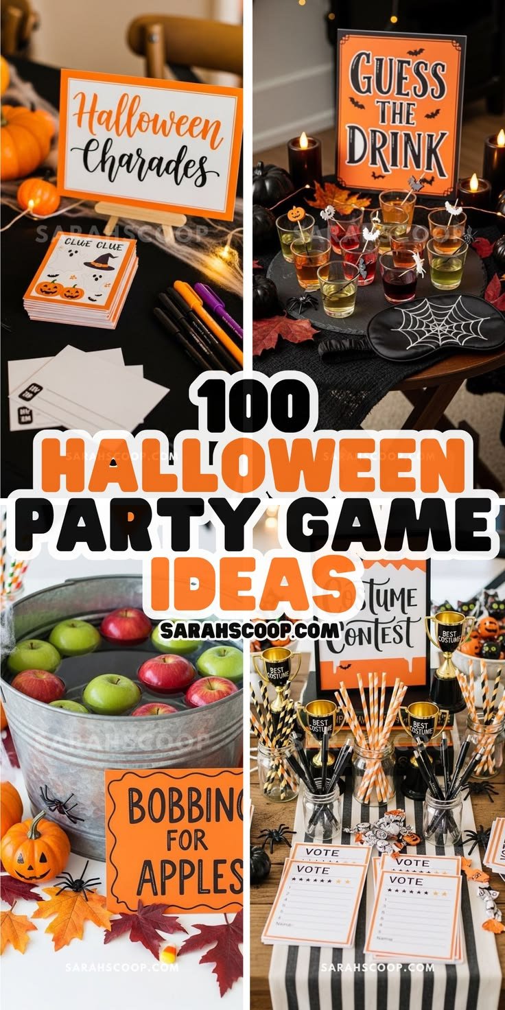 100 Halloween Party Game Ideas for Adults