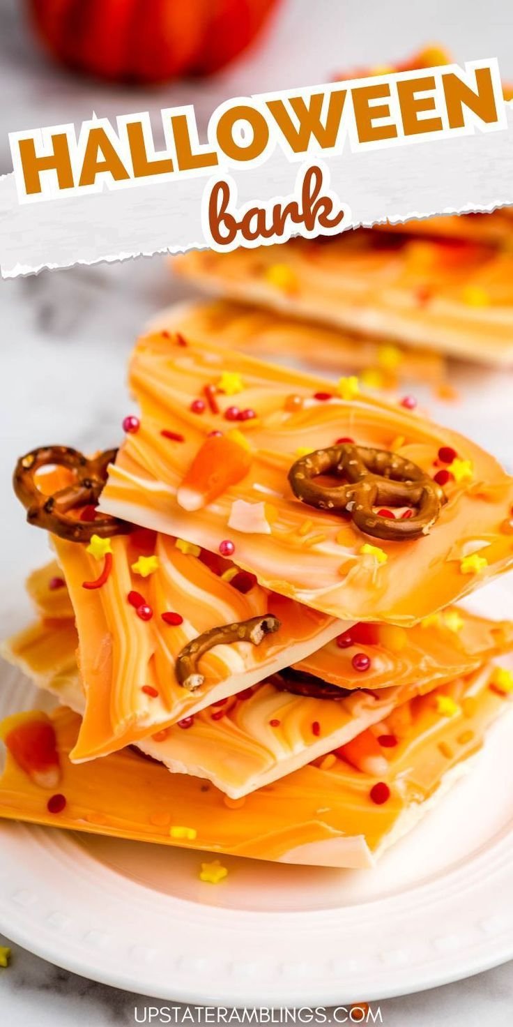 Trick or Treat: Simple Homemade Halloween Bark Using Leftover Chocolate