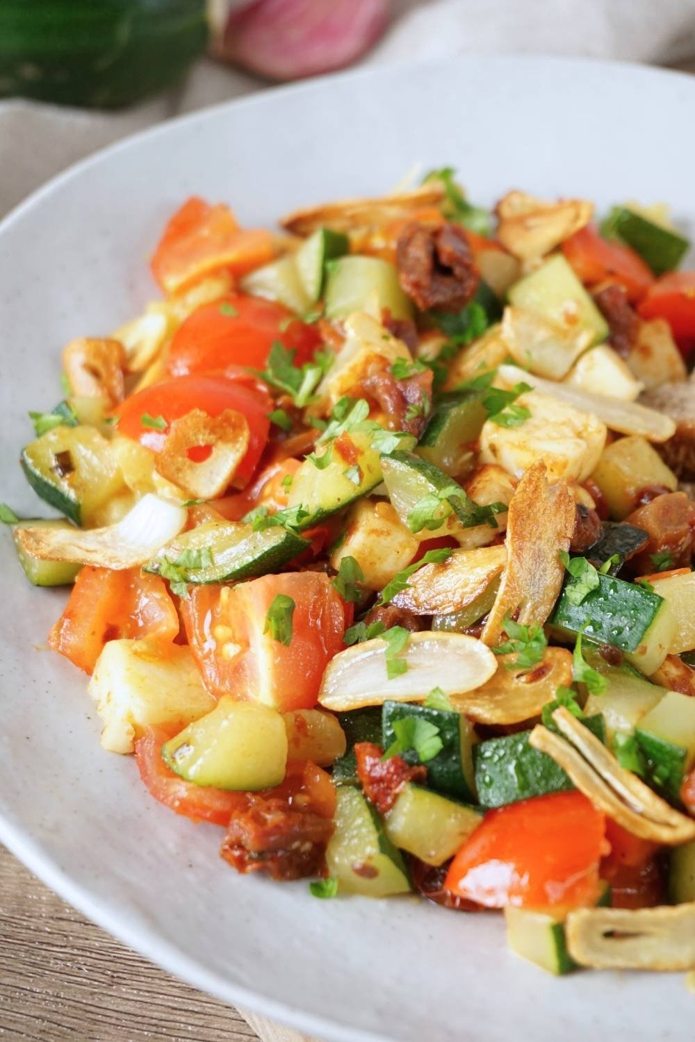 Zucchini-Pfanne