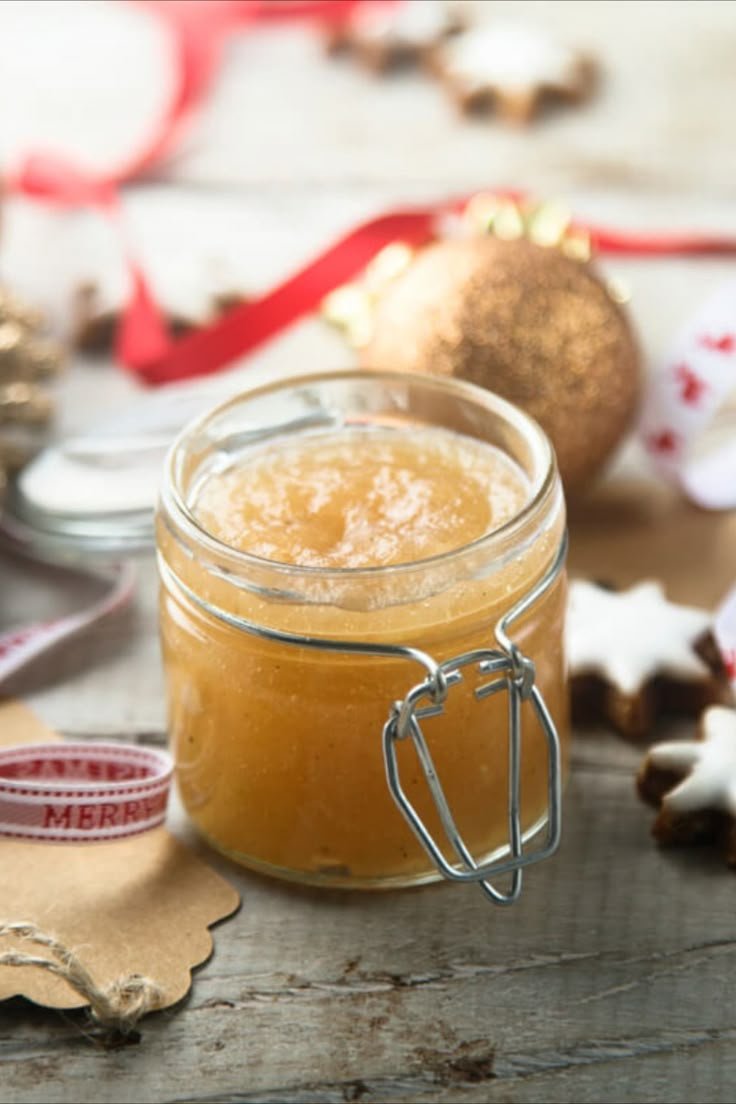 Weihnachtsmarmelade aus Äpfeln und Zimt