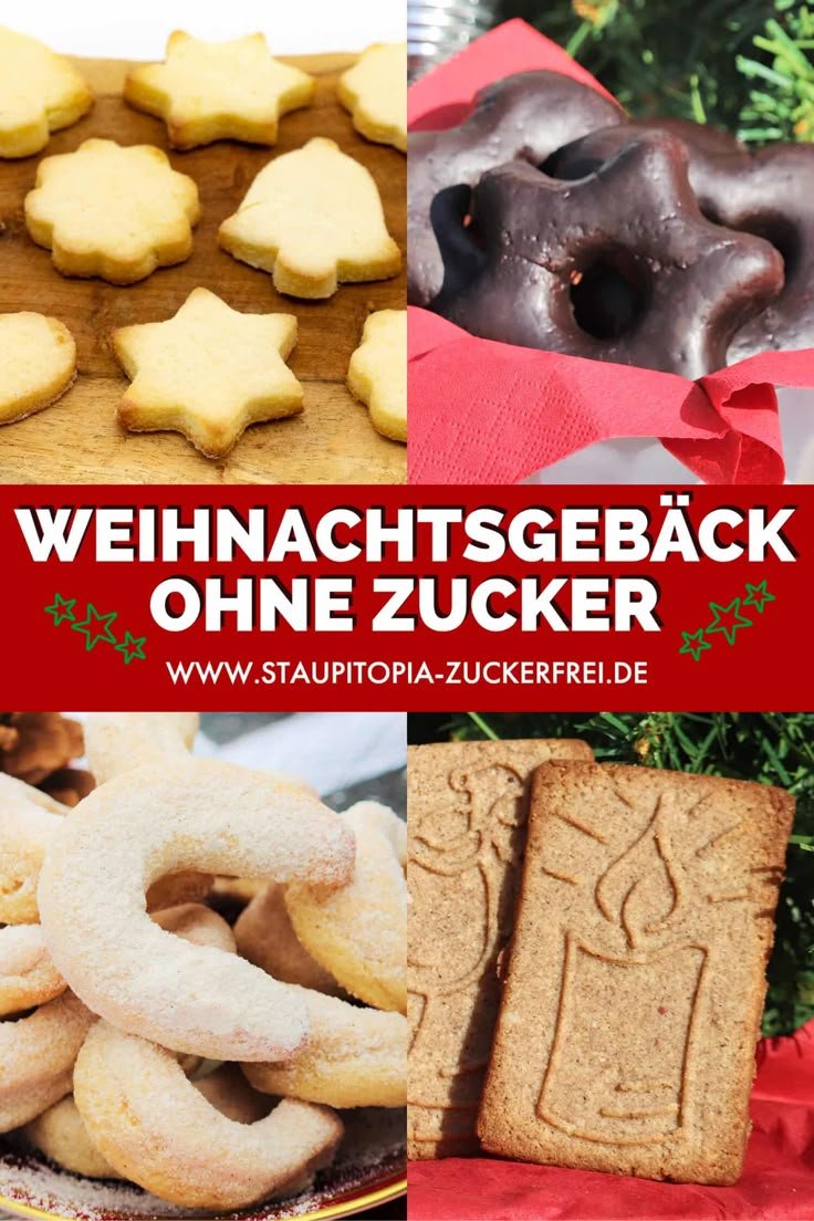 Weihnachtsgebäck ohne Zucker - 17 einfache Rezepte