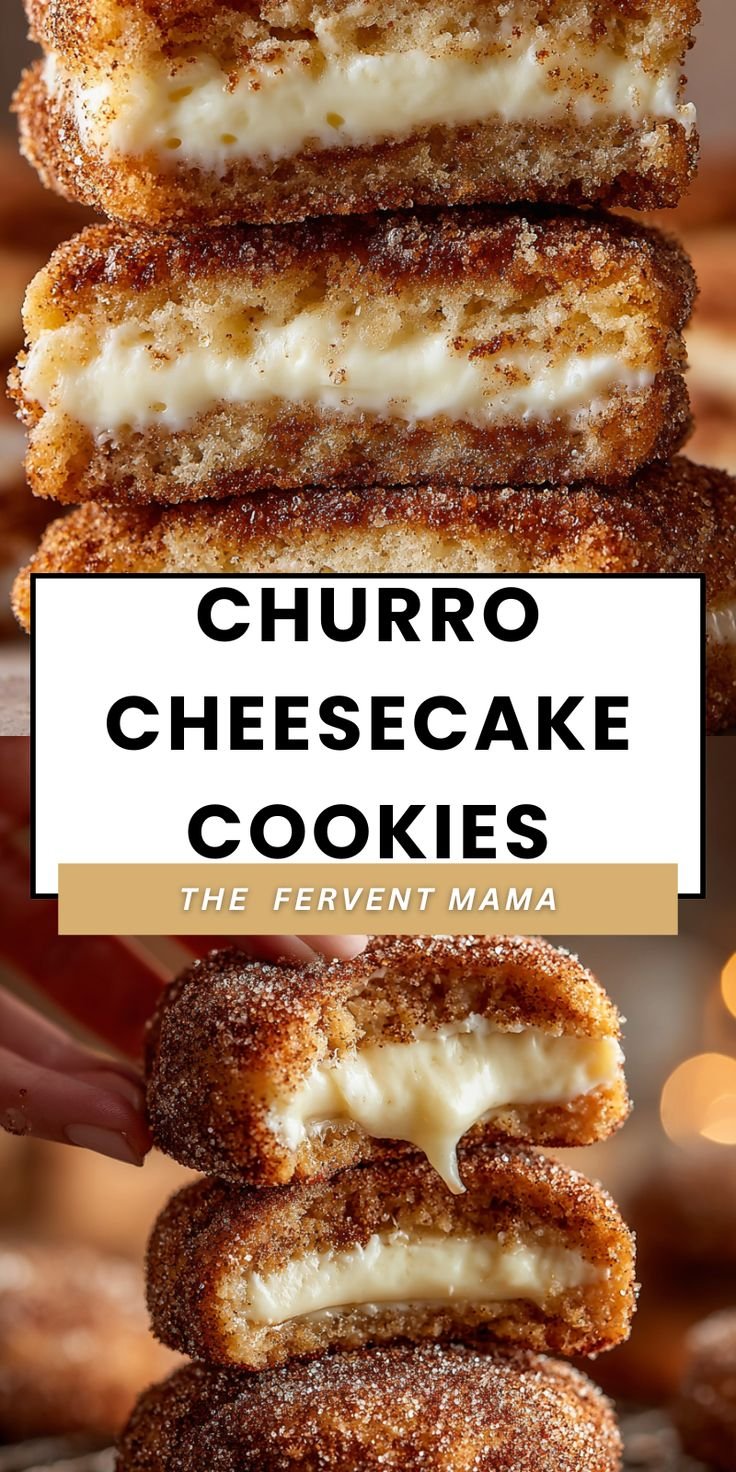 Churro Cheesecake Cookies